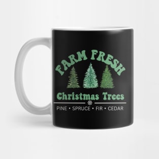 Farm fresh Christmas design Mug